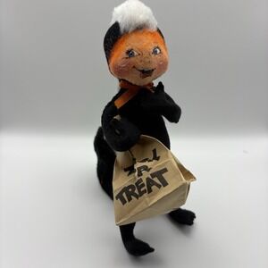 Vintage Annalee Doll Halloween Trick Or Treat Skunk Kid 7"